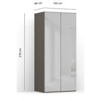 DULAP LEX 100-218-66 D GRI/JSZ